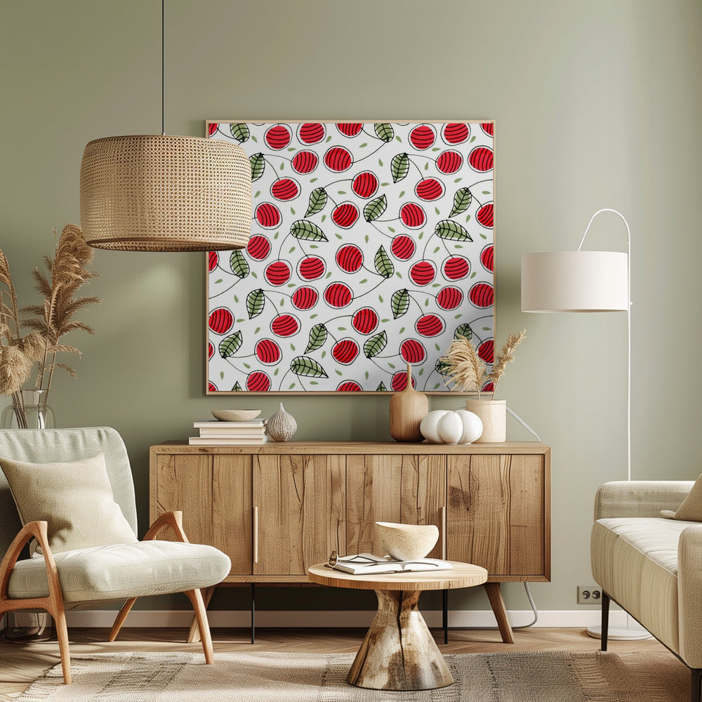 Red Cherries Fruit | Canvas