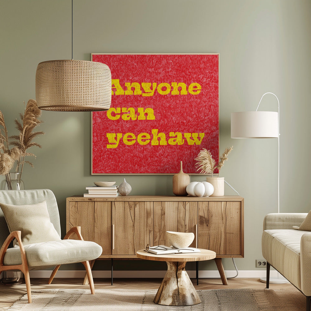 Anyone Can Yeehaw | Canvas