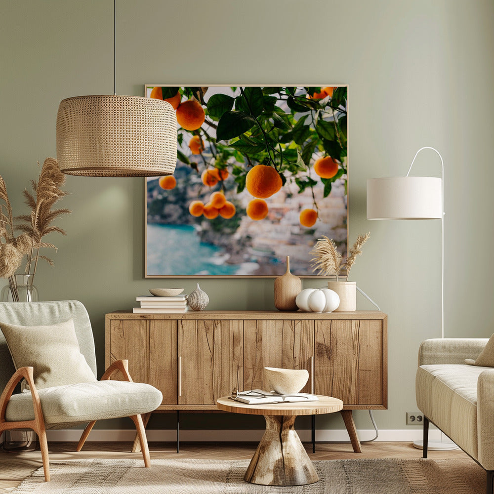 Amalfi Coast Oranges | Canvas