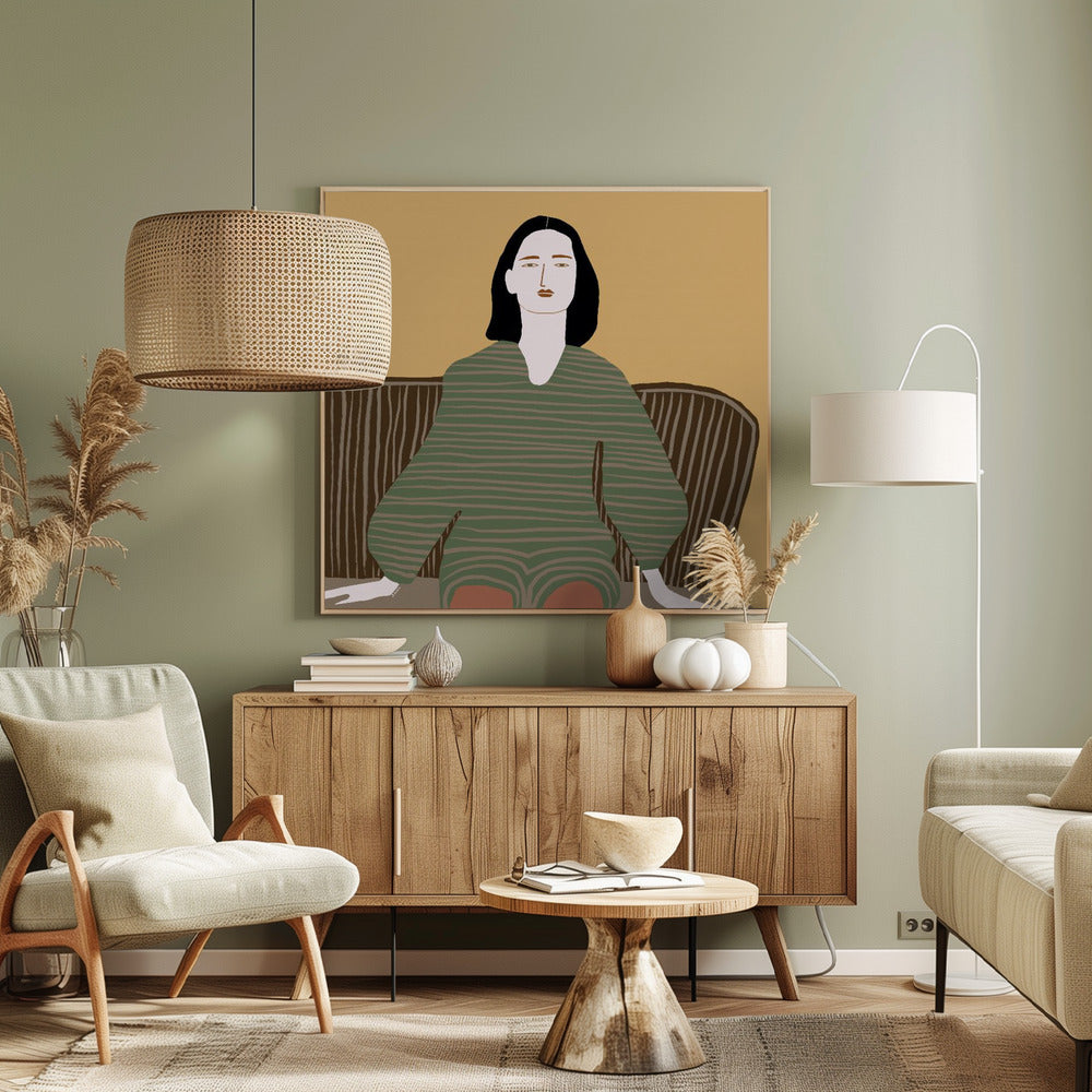 Seated woman | Canvas