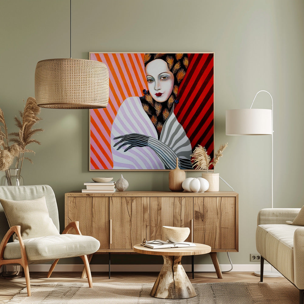 Miss Peacock | Canvas