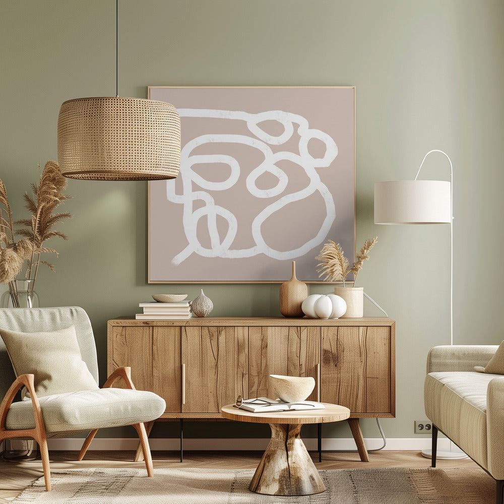 Beige abstract 2 | Canvas