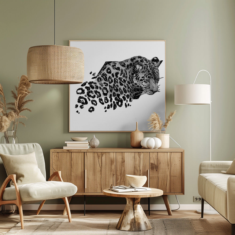 Cosmic Leopard Mural Copy | Canvas