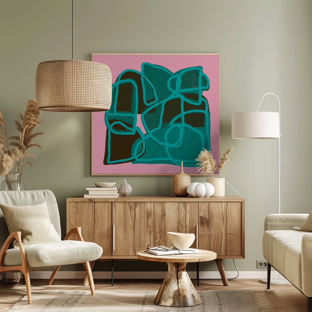 Pink Abstract | Canvas