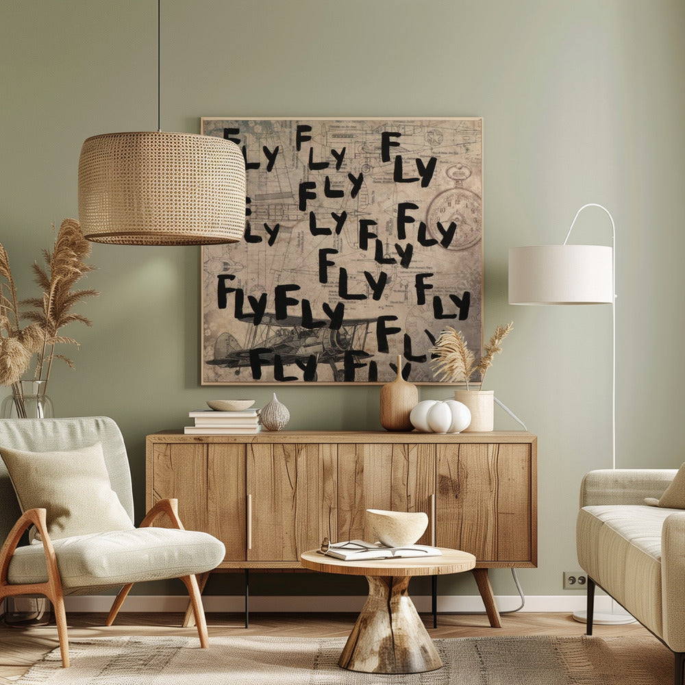 letter art  [fly] | Canvas