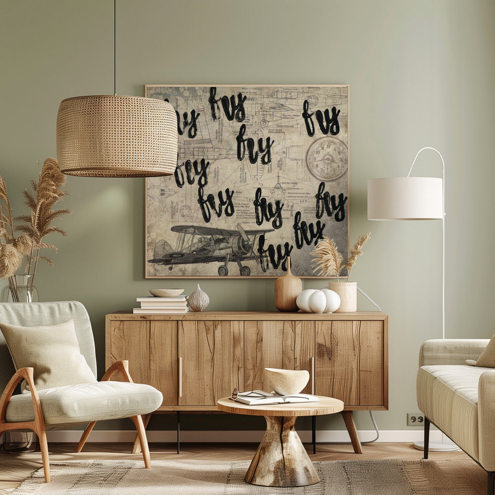 letter art [FLY] | Canvas