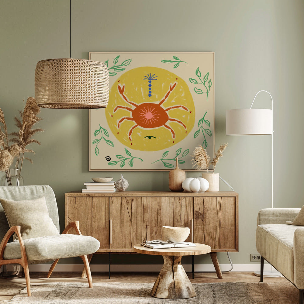 Celestial Crab Dance | Canvas