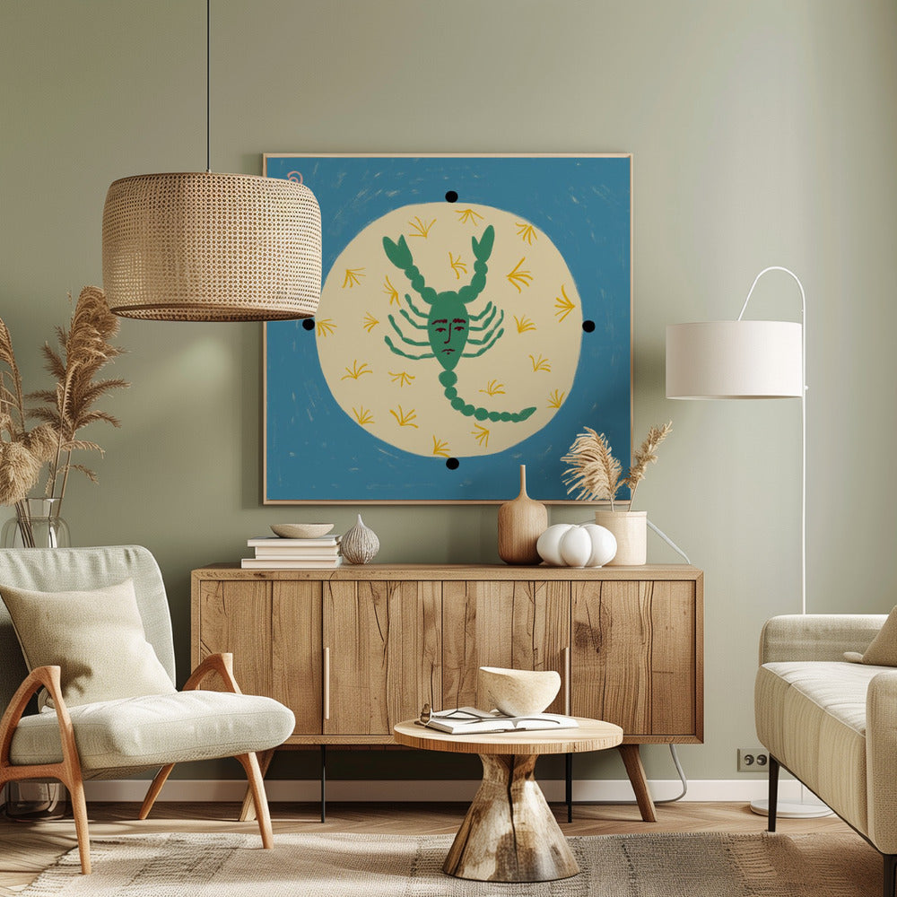 Scorpion With A Human Face | Canvas