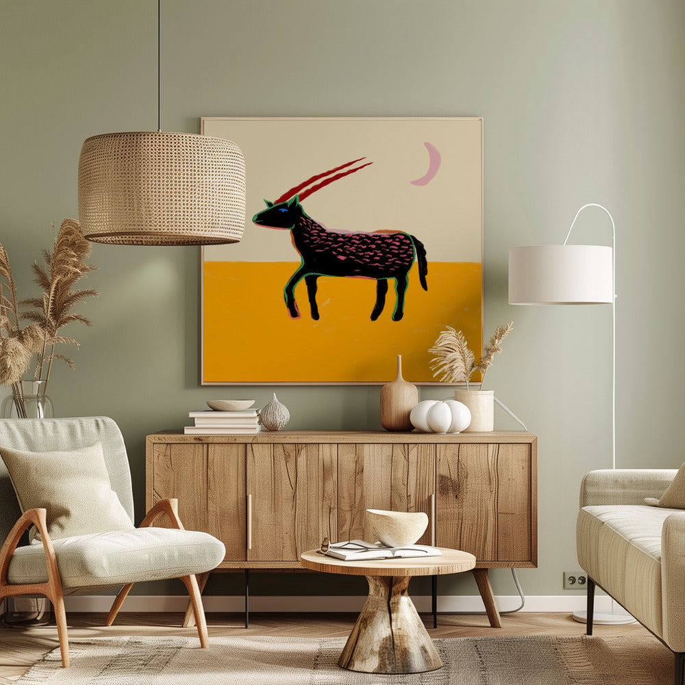 Stylized Animal With Vibrant Colors | Canvas