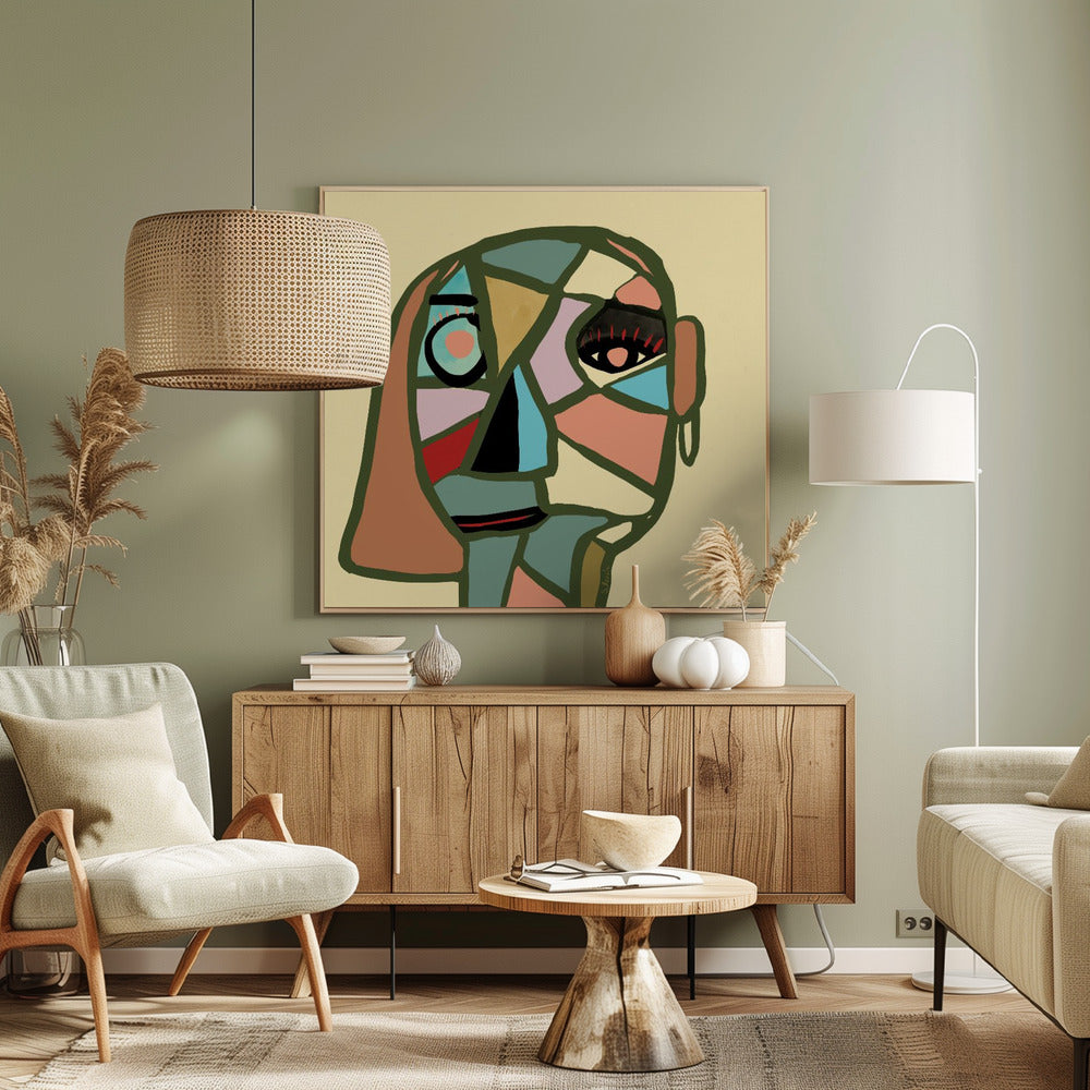 Abstract face | Canvas
