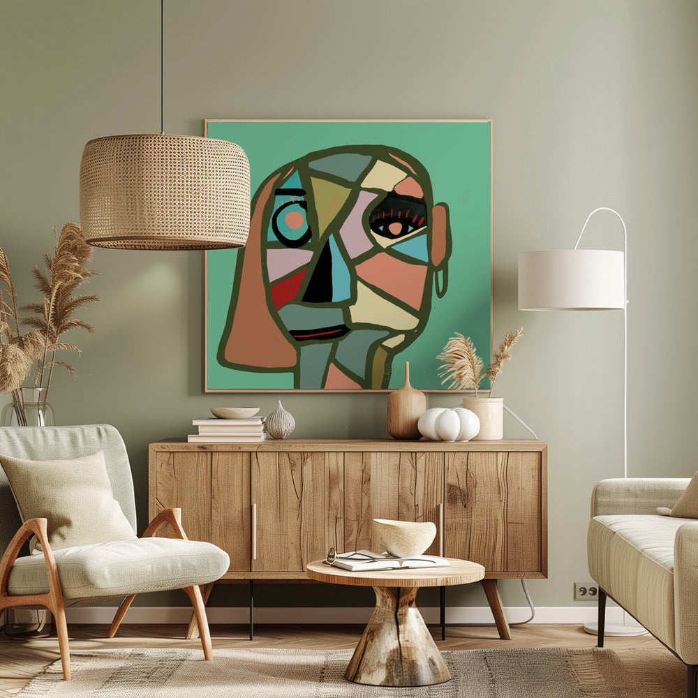 Abstract face | Canvas
