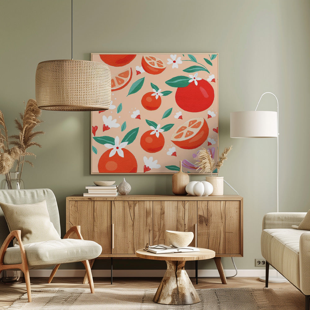 Citrus Pattern | Canvas