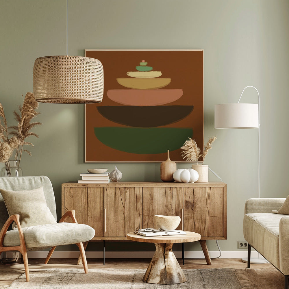 Abstract bowls | Canvas