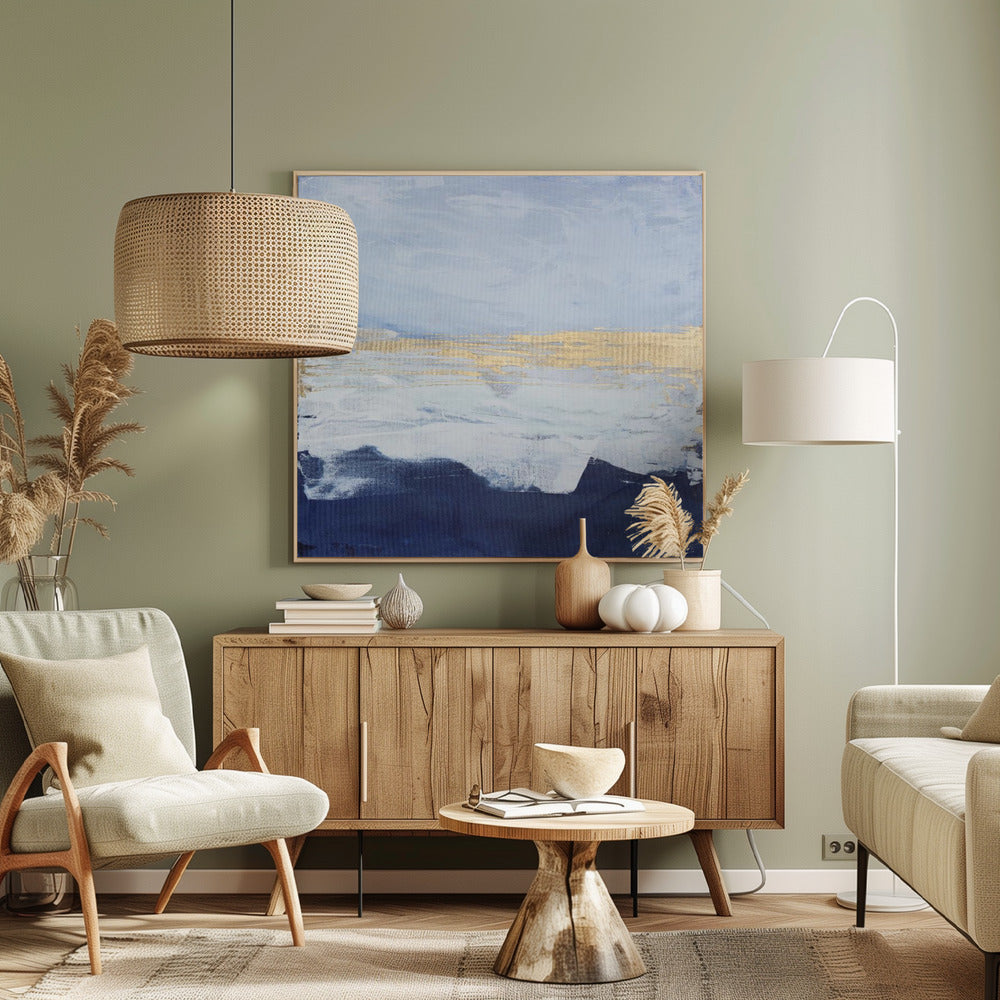 Peaceful Golden Horizon | Canvas