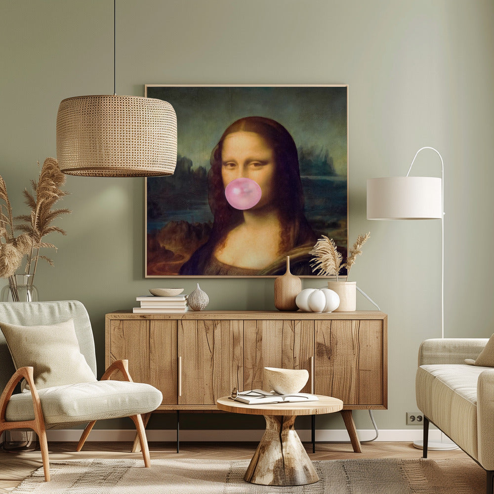 Mona Lisa Bubble Gum | Canvas