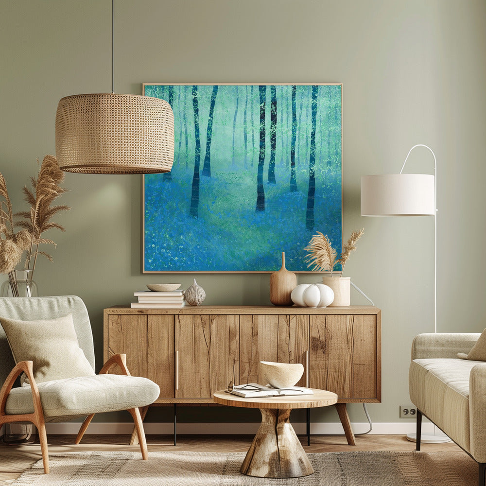 Bluebell Woodland | Canvas