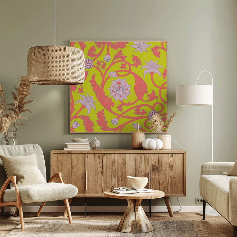 Floral Whimsy Maze | Canvas