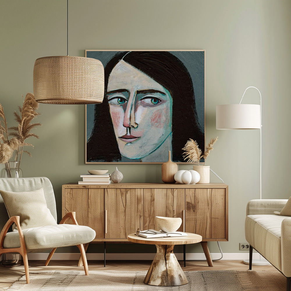 Face Woman Portrait - Never Look Back | Canvas