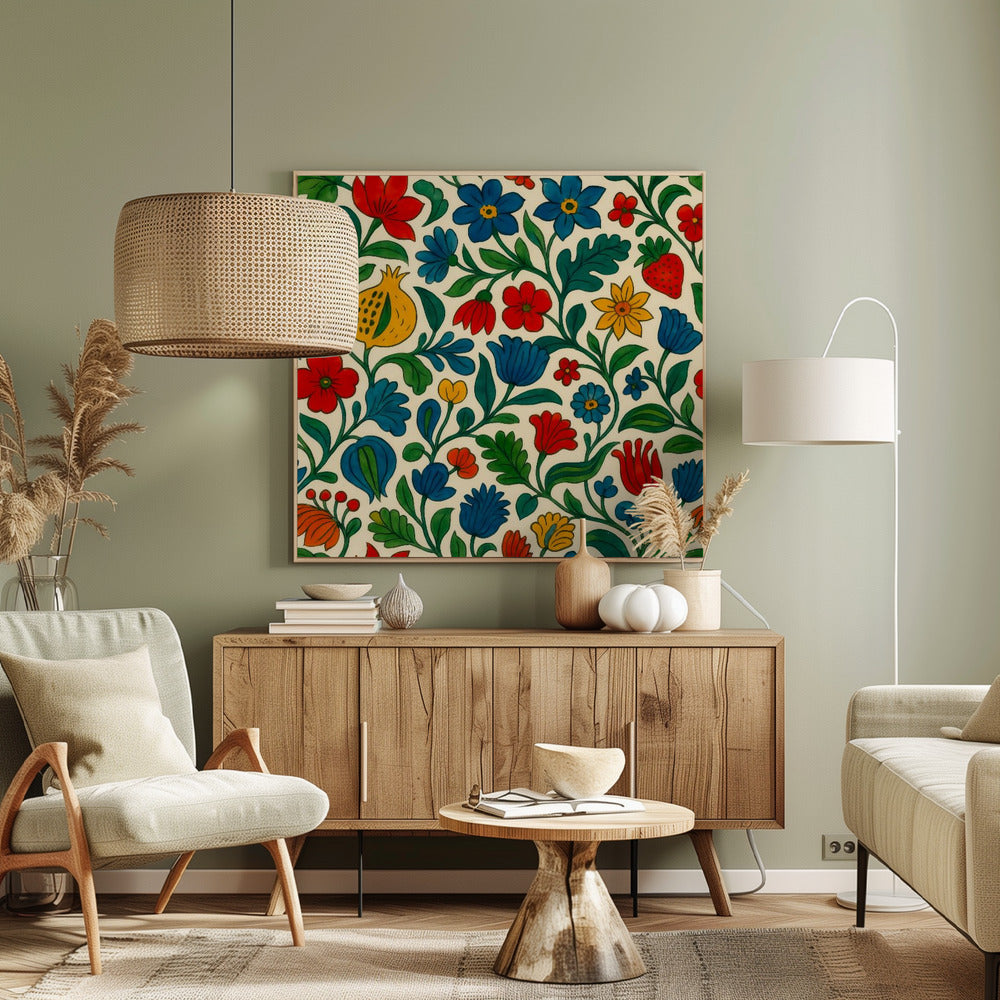 Blooming Floral Symphony | Canvas
