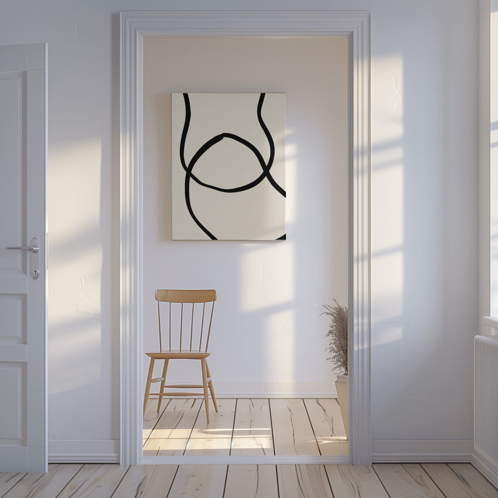 Black Lines 04 | Canvas