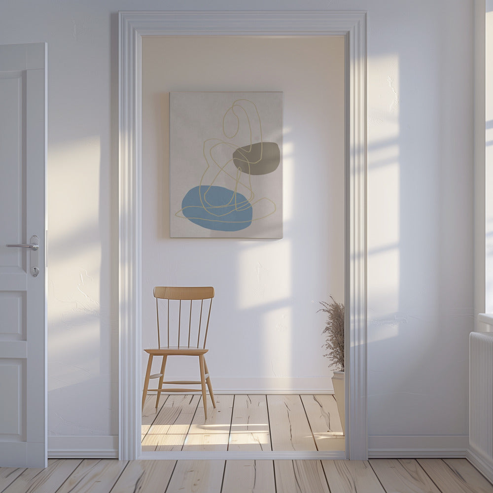 Golden Lines | Canvas