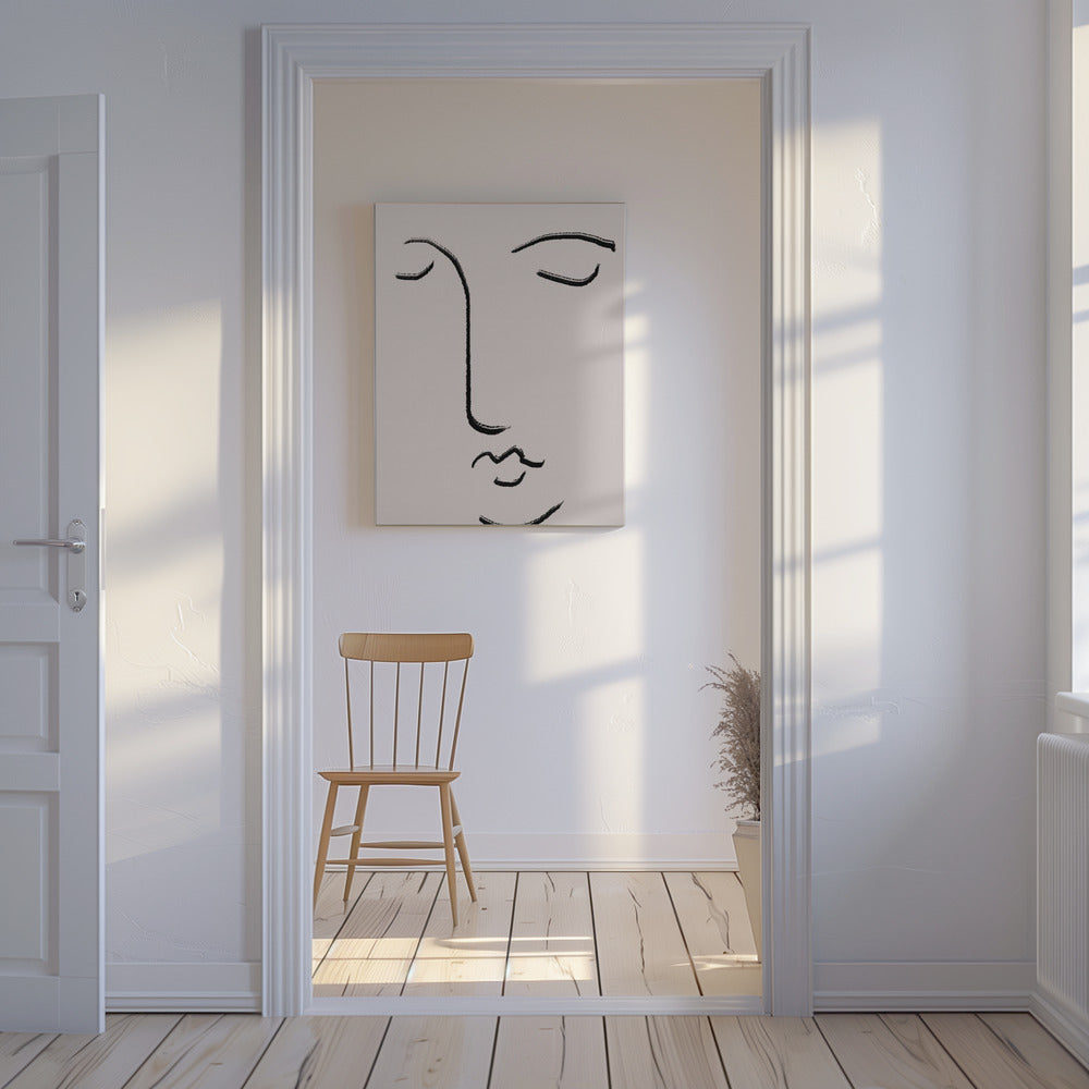 Closed Eyes | Canvas