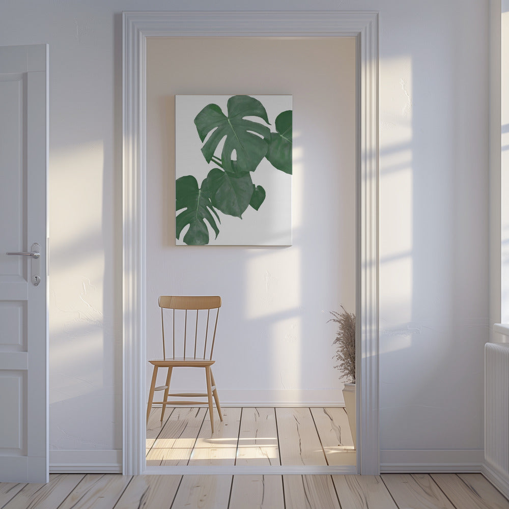 Monstera Aqua 01 | Canvas