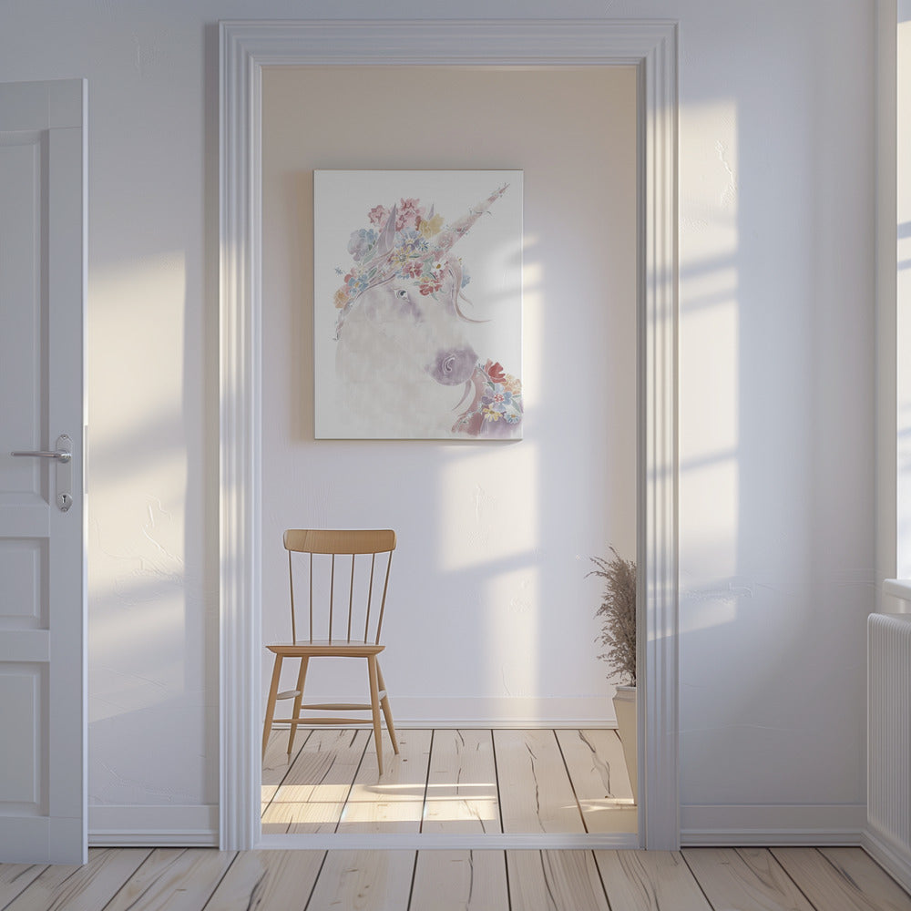 Unicorn Floral | Canvas