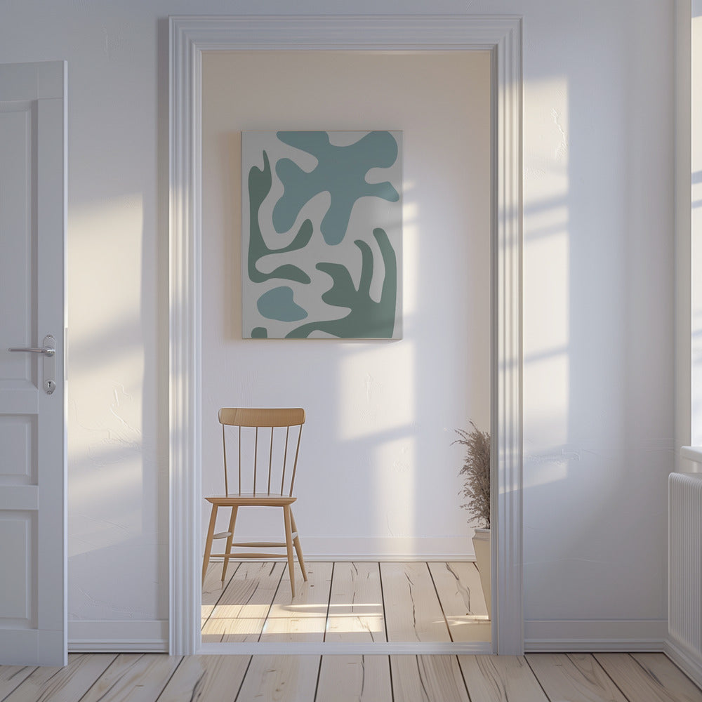 Seaweed Teal No 2 | Canvas