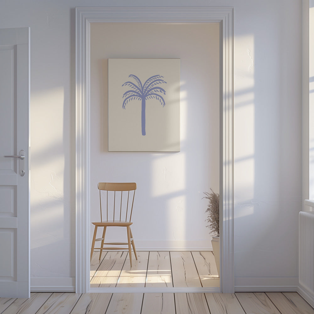 Lilac Palm | Canvas