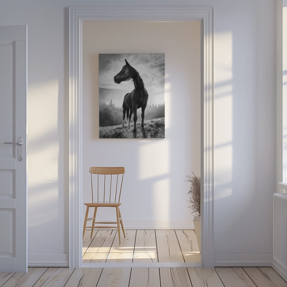 Backlight horse | Canvas