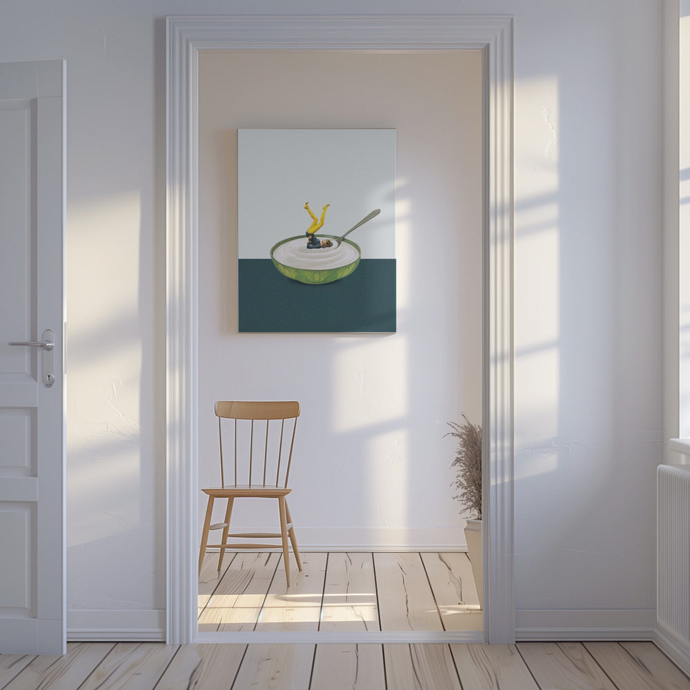 Yoga in my yogurt | Canvas
