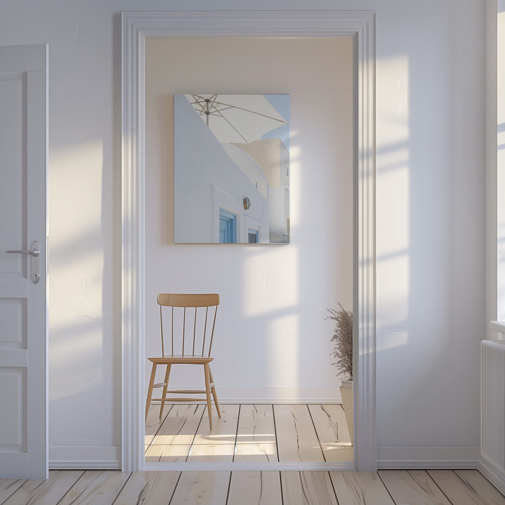 sunshade and blue doors | Canvas