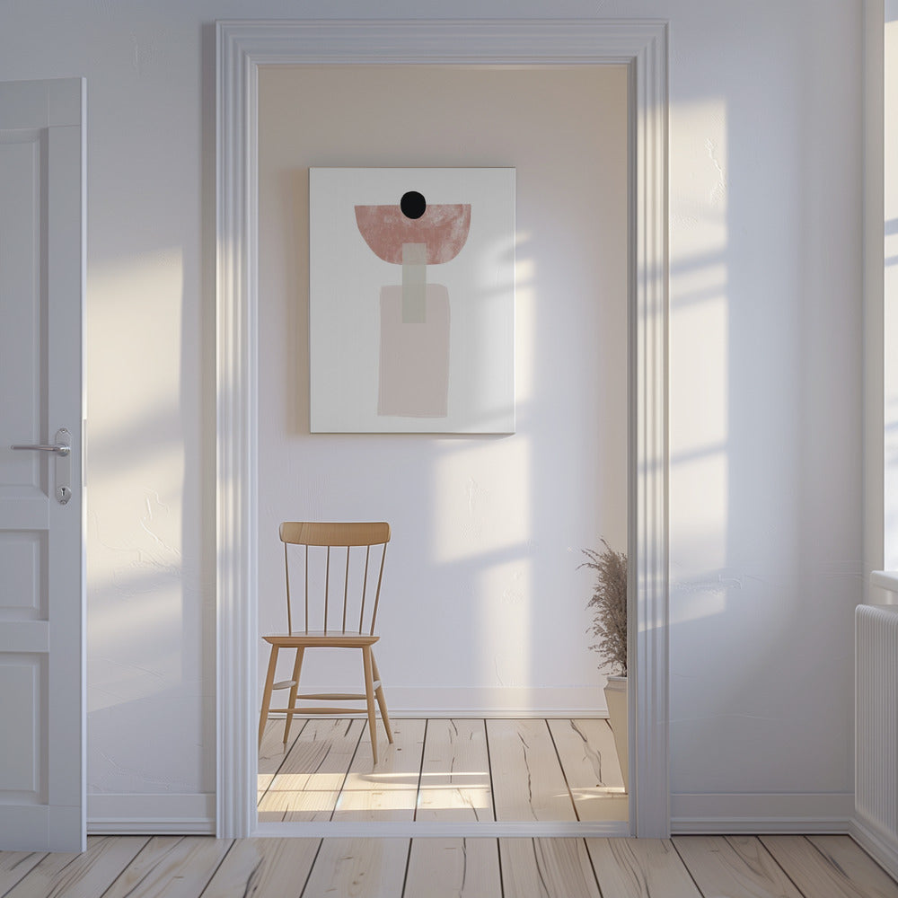 Geometric Shapes in Soft Earthy Tones | Canvas