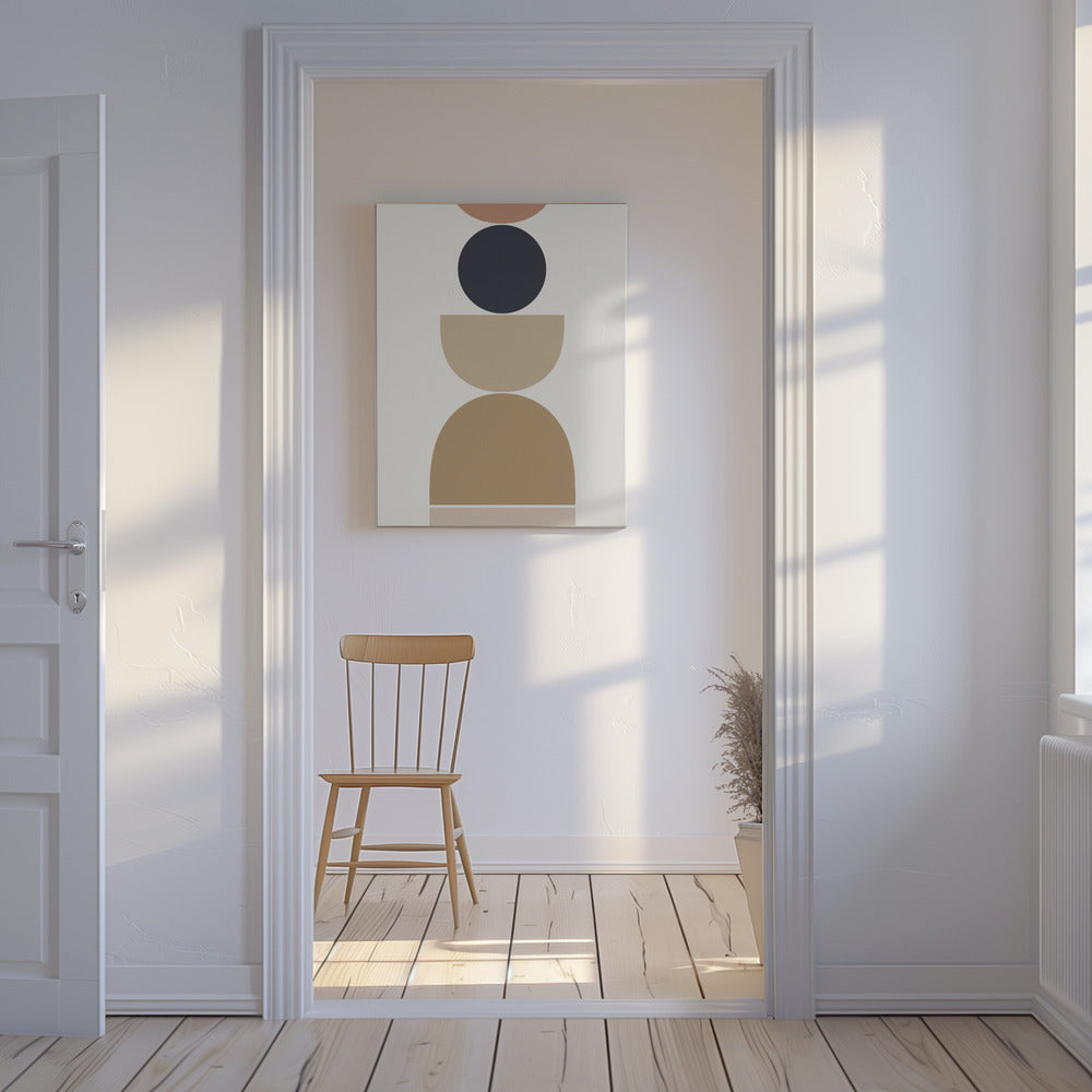 Abstract  Geometric Harmony | Canvas