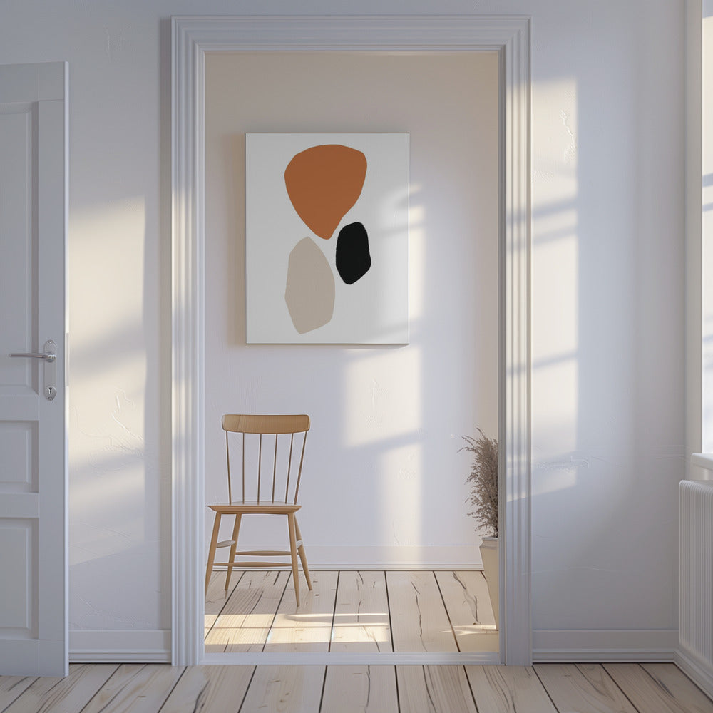 Organic Shapes in Earthy Tones | Canvas