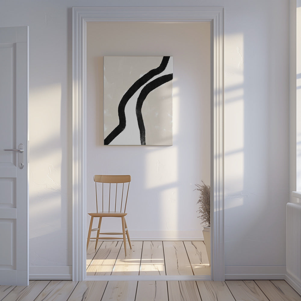 Bold Black Lines | Canvas