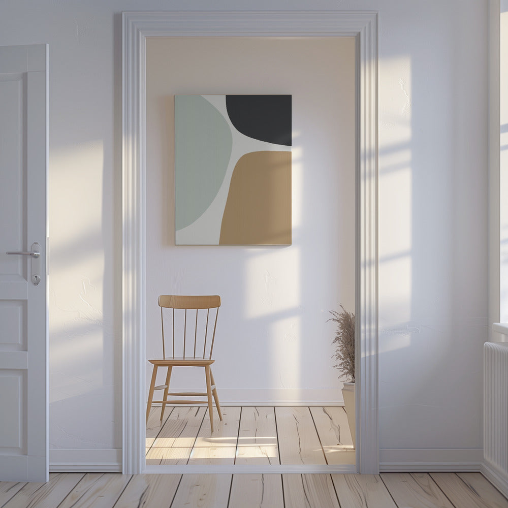 Organic Shapes in Muted Tones | Canvas