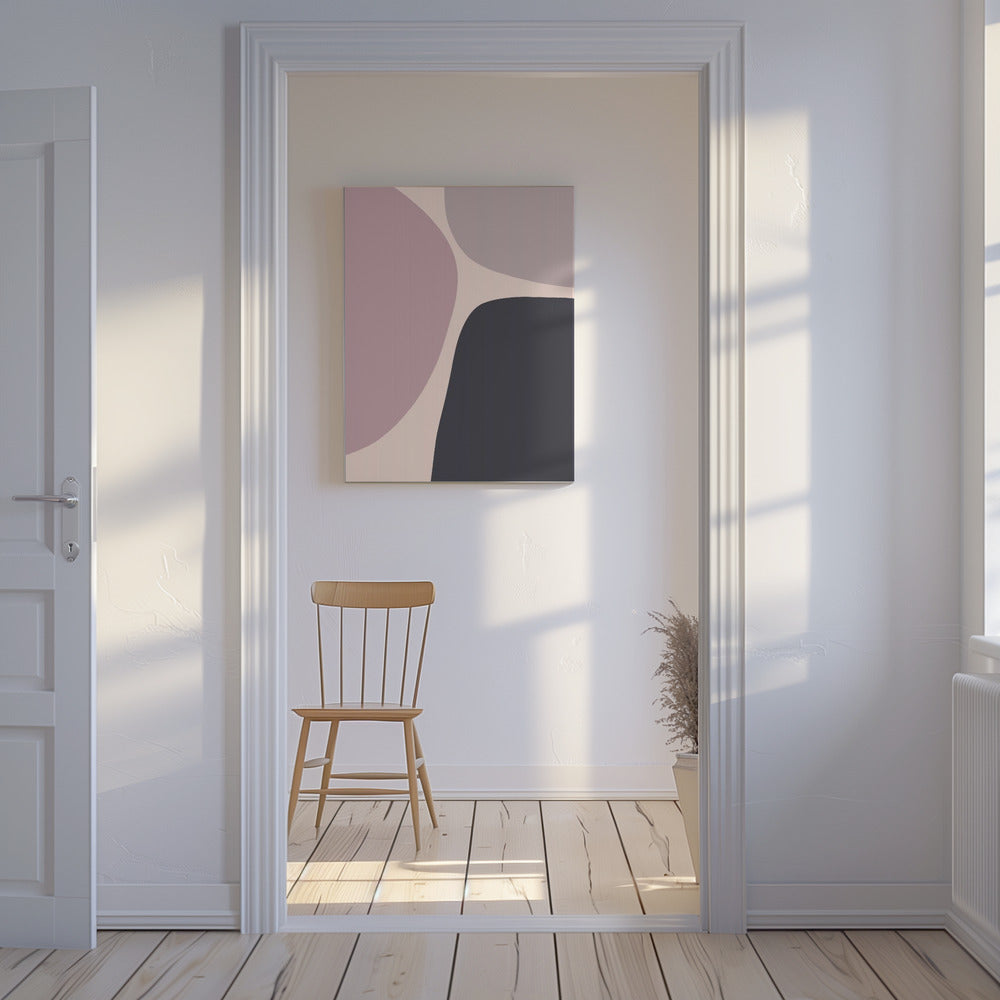 Muted Shapes Harmony | Canvas