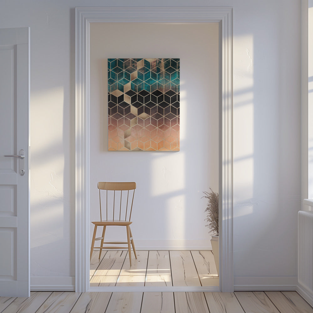 Ombre Dream Cubes | Canvas