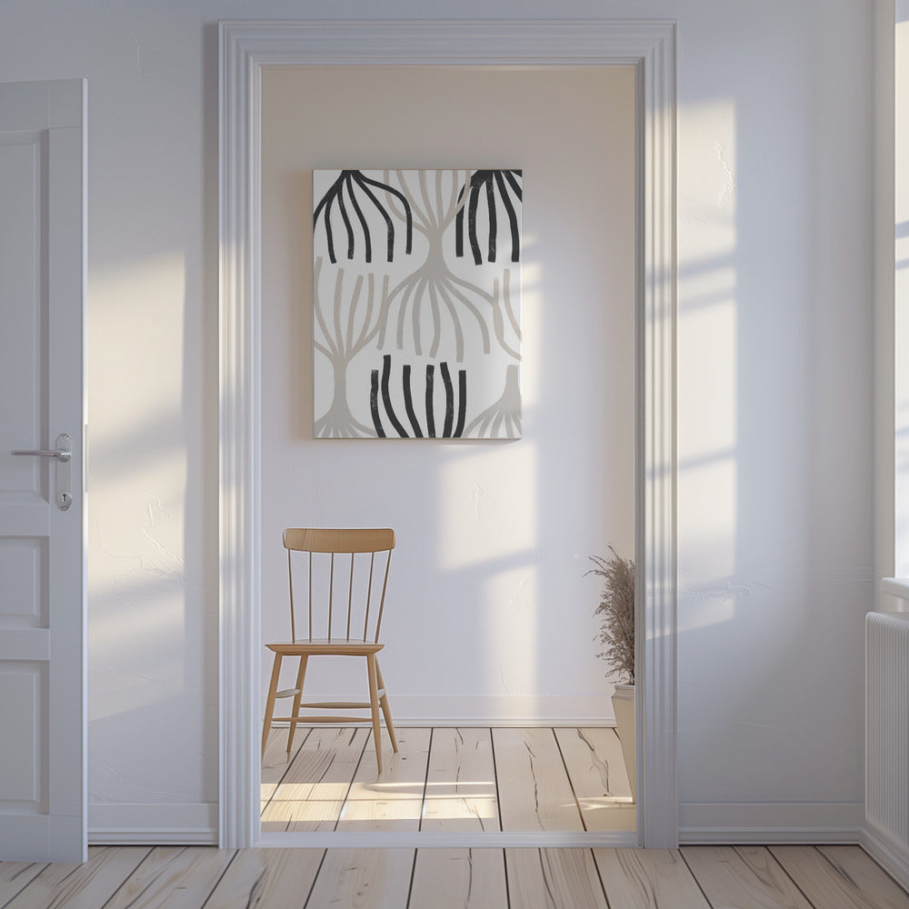 Monochrome Roots | Canvas