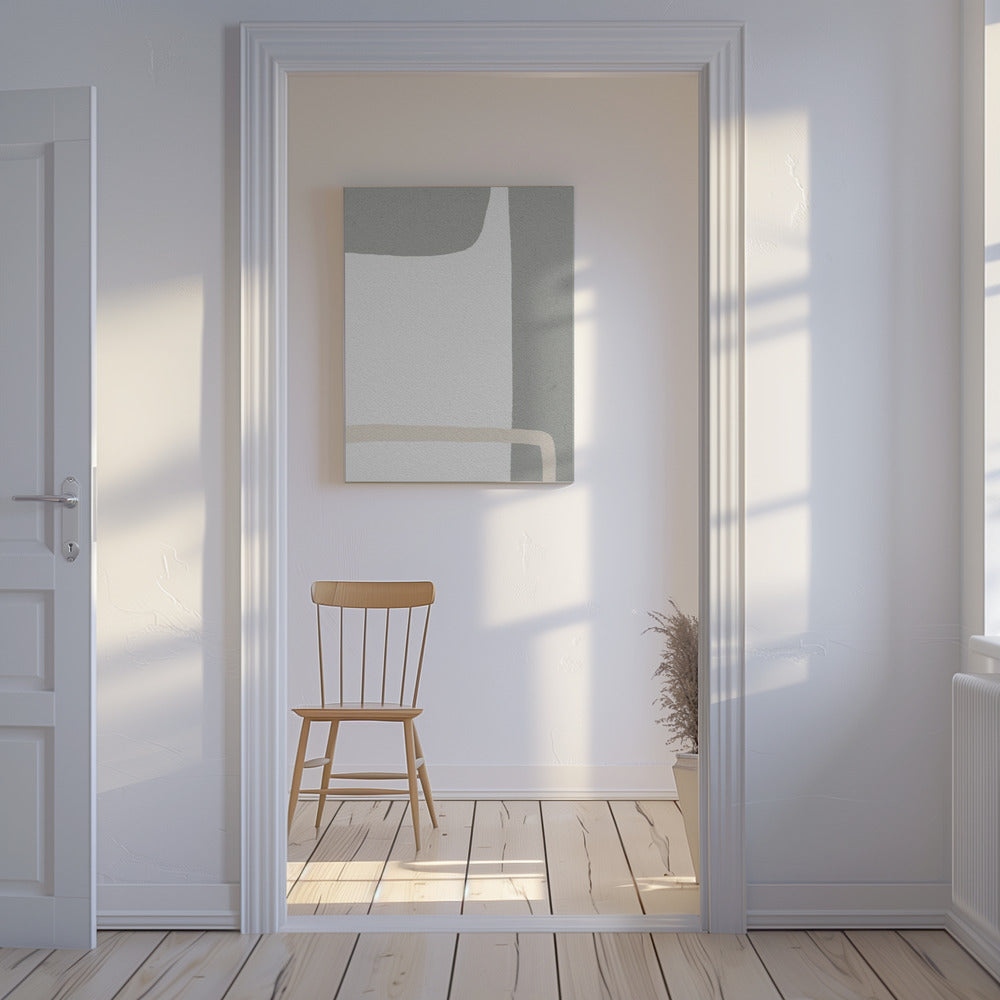 Abstract Design With Muted Tones | Canvas