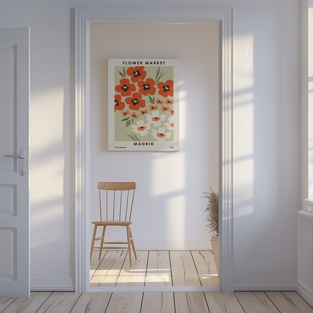 Flower Market Madrid | Canvas