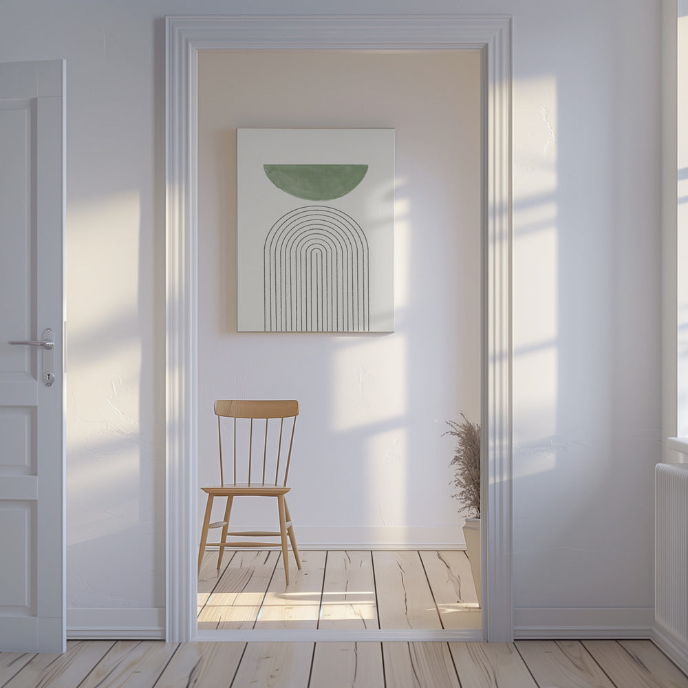 Curved Harmony | Canvas