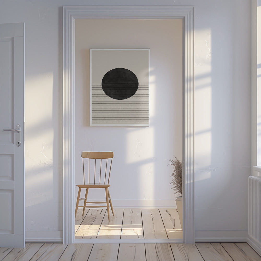 Monochrome Horizon | Canvas