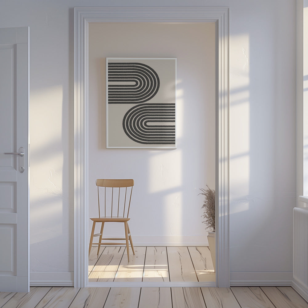 Curved Lines Dance | Canvas