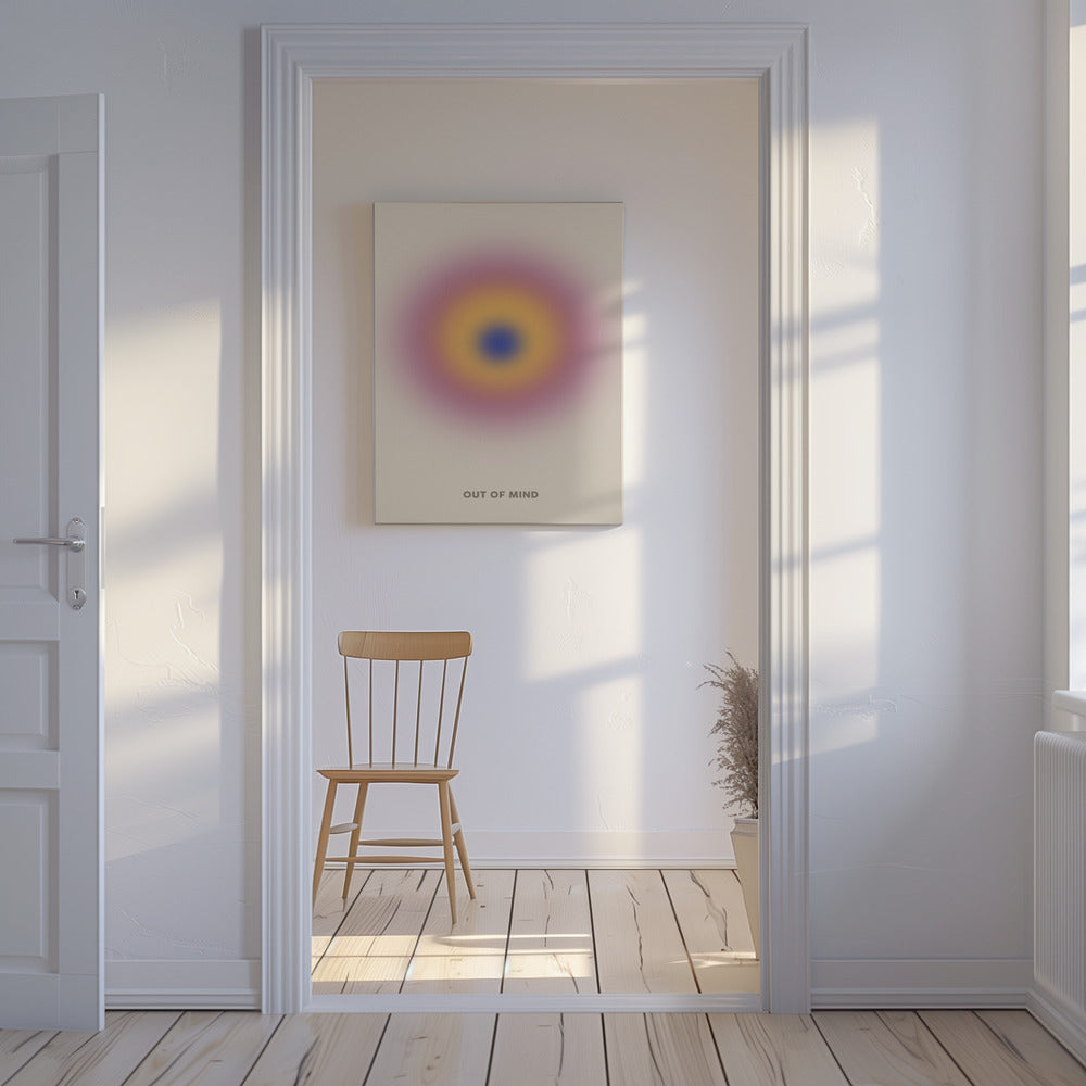 Colorful Concentric Glow | Canvas