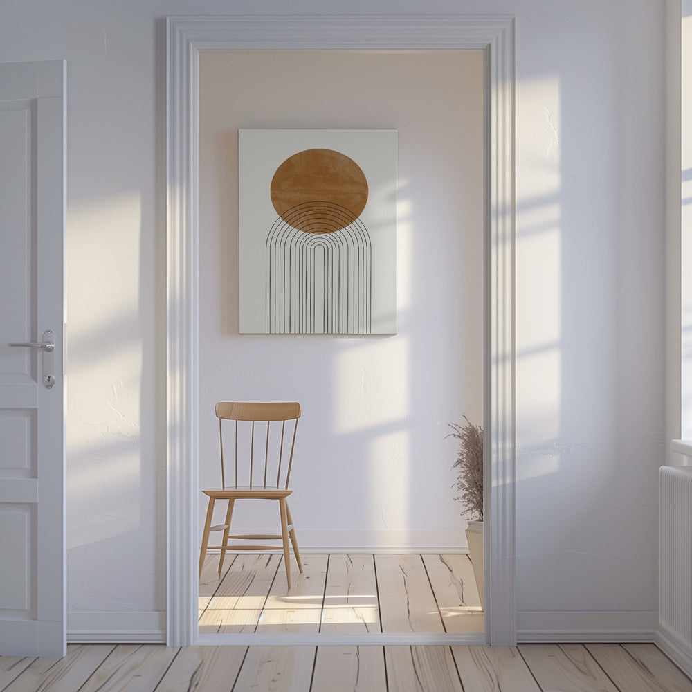 Golden Arch Echoes | Canvas