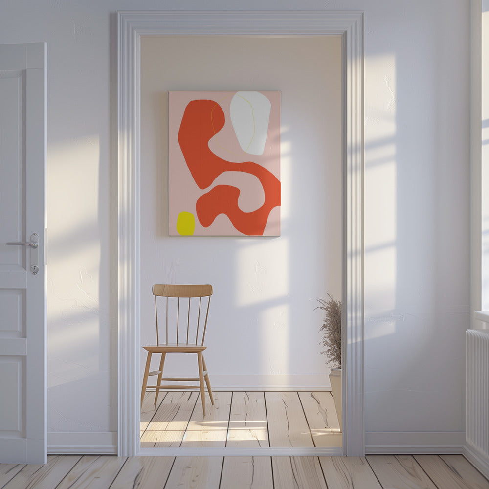 Abstract Curves Dance | Canvas