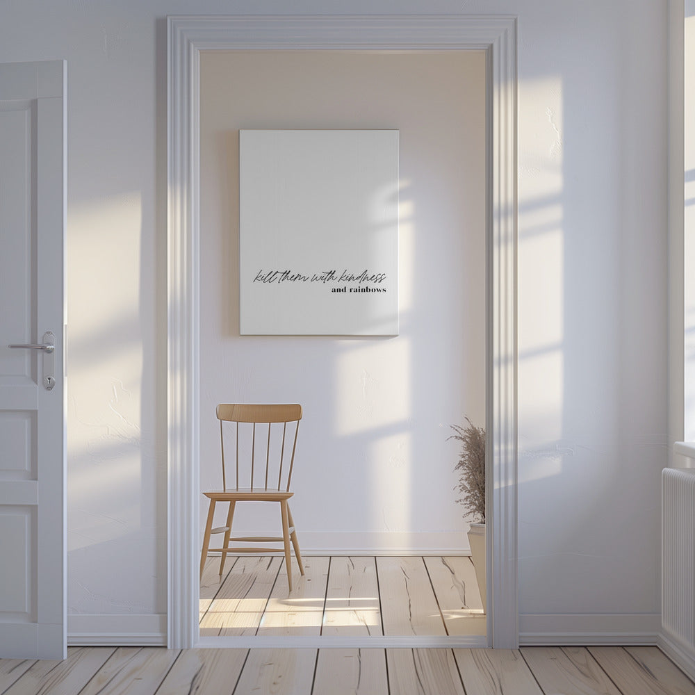 Minimalist Typography Artwork | Canvas